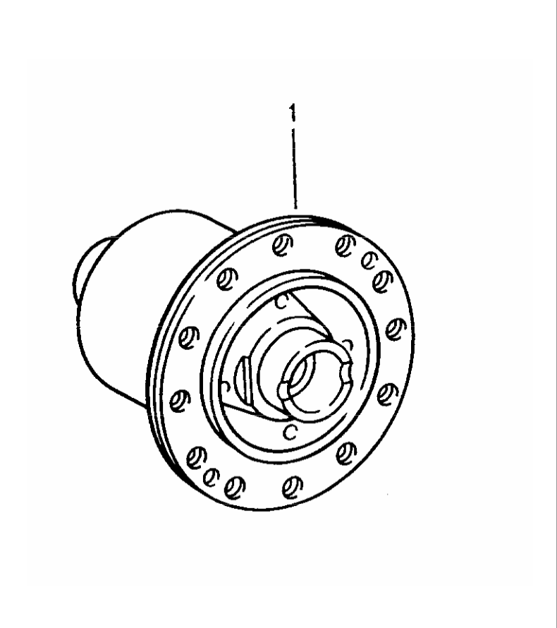 Porsche factory catalogue illustration, group 305-05, showing the limited slip assembly